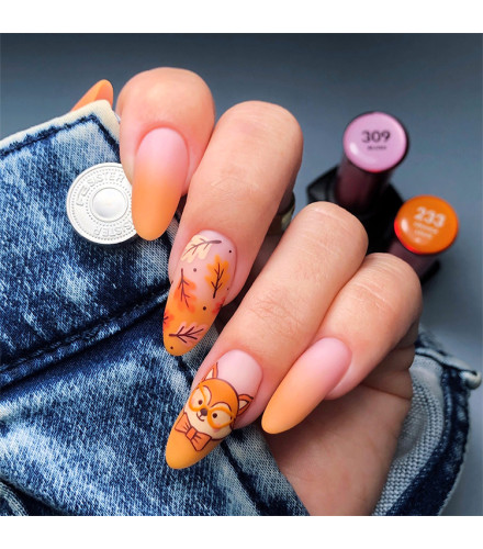 233 Orange Louis gel polish 8g | Slowianka Nails