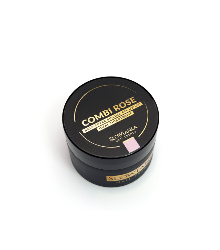 Construction gel COMBI ROSE HALF-COVER - ideal tixotropic 50g | Slowianka Nails