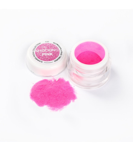Summer Snow S10 Shocking Pink 3g powder | Slowianka Nails