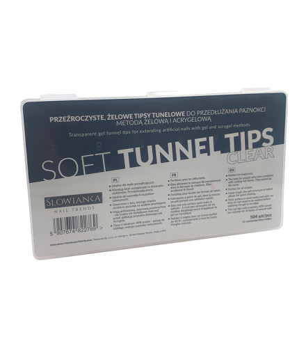 Soft Tunnel Clear Tips | Slowianka Nails