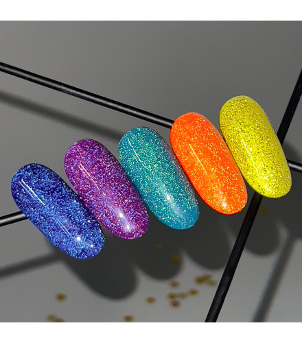 Bikini Party Collection set II + + Top Coat Multicolor + 371 8g + 209 8g | Slowianka Nails